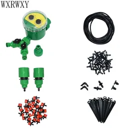 wxrwxy Sistema di irrigazione automatico Irrigazione a goccia Sistema di irrigazione da giardino Kit attrezzi da giardinaggio irrigazione automatica con timer 1 set T200530