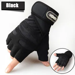 Wrist Support MYJ Exercise Weight Lifting Gym Gloves Breathable Heavyweight Man Crossfit Body Building Training Sport Fitness Workout