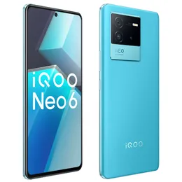 オリジナルVivo IQoo Neo 6 5G携帯電話8GB RAM 128GB 256GB ROM OCTA CORE SNAPDRAGON 8 GEN1 64MP NFC ANDROID 6.62 "120HzスクリーンフィンガープリントIDフェイスウェイクスマート携帯電話