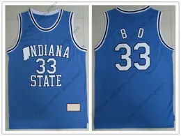 Maglia da basket NCAA Jabbar Walton Johnson Hill Durant Bird Alcindor Ewing Williams O'Neal Maglie a punto reale di alta qualità 38