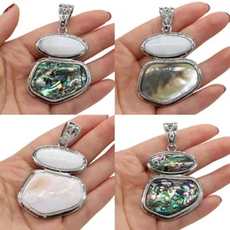 Pendant Necklaces Natural Shell Abalone Mother Of Pearl For Tribal Jewelry Making DIY Necklace Women