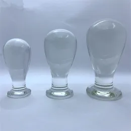 3 Storlek Glass Ball Anal Dilator 6cm Plug E XXL Dilatatore Sexiga leksaker för kvinnor Big Dicks Fi Men bårpärlor Porr