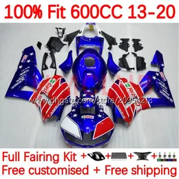 Honda CBR 600RR CBR600 CBR 600 CC RR F5 13-20 147NO.4 CBR600RR 13 14 15 16 17 18 19 20 600CC 2014 2015 2017 2018 2018 2019 2020 Body Blue Red