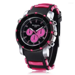 Wristwatches Sports Watch Woman Men Unisex Watches 2022 Stylish Silicone Watchband Quartz Clock Relogio Feminino