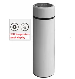 350ml500ml Thermos Smart Lid Lid Trate Demplay Demplay Diy Настройка PO изображение красочное название печати 220608