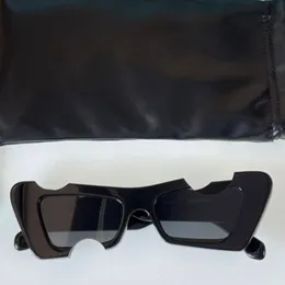 Weiße Frauen Ausschnitt Sonnenbrillen Oeri021 Herren Damen Katze Eye geknotete Square Sonnenbrille Klassische Doppelpfeil -Modetrend -Reise -Urlaub UV400 mit Box