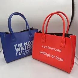 Сумки на плечо из искусственной кожи, роскошные дизайнерские сумки на заказ, высококачественные сумки большой вместимости для женщин