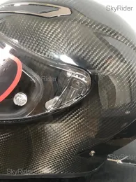 오토바이 헬멧 풀 페이스 페이스 헬멧 검은 색 탄소 섬유 모터 크로스 경주 Motobike 라이딩 Casco de Motocicleta Four Season