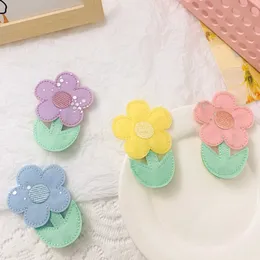 子供の布刺繍韓国語版素敵な赤ちゃんの花のヘアピンアヒルのクリップリトルガールヘッドドレス