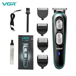 VGR Electric Hair Cutting Machine Raddningsbart hår Clipper Man Trimmer For Men Barber Professional Beard Trimmers