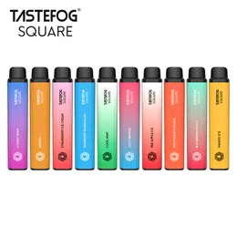 LW Tastefog Square 3500 Puffs使い捨て吸引装置10ml使い捨てポッドDDP価格