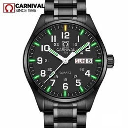 Tritium Watches Men Sport Waterproof Date Analog Quartz Men's Watches Business Watches For Men Relogio Masculino New T200409