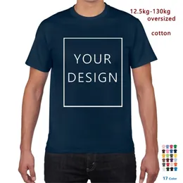 Мужская футболка Your OWN Design Бренд/изображение на заказ Мужская футболка большого размера 5XL 130 кг Футболка «сделай сам» для мальчиков Детская футболка YXXS 220513