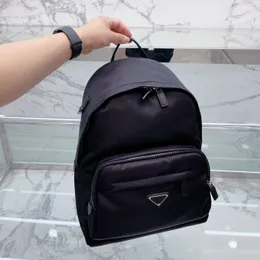 Brand Designer bag Backpacks Re-Nylon and Saffiano Leather Backpack Oversized Travel Backpacks Handbags Luxury Geometry of sign Backpack