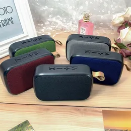 G2 Fabric Art Wireless Speaker Outdoor FM TF Card U Disk Audio Creative Portable Mini Subwoofer Gift Wireless Speakers