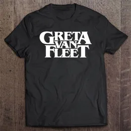 Official Greta Van Fleet White T Shirt Custom Print Blank Men's Cotton T-Shirt Over Size Man Men's T-Shirt Men T-Shirt 220609