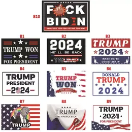 NOVOS PROJETOS MULTIMENTOS Trump 2024 Flag 3x5ft 90x150cm Sinalizadores de bandeira eleitorais gerais Presidente 2028