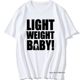 Peso leve letras do bebê impresso camisetas homens algodão manga curta mens tshirt casual o pescoço fitness tops tees 220613