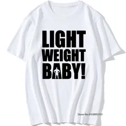 Leichte Baby Buchstaben Gedruckt T Shirts Männer Baumwolle Kurzarm Herren T-shirt Casual O Neck Fitness Tops Tees 220613