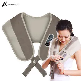 Electric Body Massage Neck Massager Heallth Care Physical Therapy Shawls Percussion Relax Antistress Massaje Cervical Massagem 220507