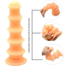 Pagoda Anal Plug 여성 섹시한 장난감 마사지 팽창기 큰 엉덩이 가짜 음경 질 자위 장치에 삽입 된 가짜 음경 성인
