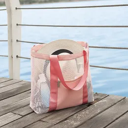 Han Edition Travel Swimming Beach Bag To Receive Portable Outdoor Wash Gargle Mesh Pocket Bags Wholesale1