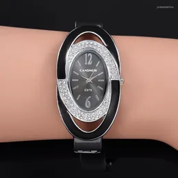 Relógios de pulso feminino de luxo shinestones watches 2022 ladrinhas ladrinhas criativas relógio de pulseira presente presente zegarek damski