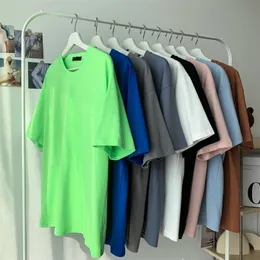 Camisetas de cores sólidas privathinker para homens coreanos Casual Tshirts Summer Summer Basic Cotton Tops Tees Casal Women T-shirt 220520