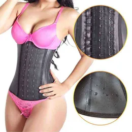 Fajas Colombian Latex Waist Trainer Body Shaper Corset Long Torso Shapewear Women Belly Sheath Slimming Abdomen Reduction Girdle T220805