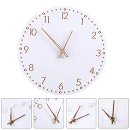 Wall Clocks 1pc Creative Clock Wooden Hanging Simple Home DecorWall