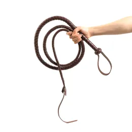 SMspade 100% handmade vintage 1.6m long microfiber bull whip for sexy game, adult product flirting toys flogger