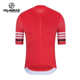 Ykywbike Cycling Jersey Lightweight Pro Aero Race Fit Short Sleeve Summer Motocross Mountain Bike Racing Road Bicycle Tops 220614