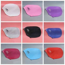 Взрослые силиконовые плавающие шапка защита Ухо Ухо Защита Резиновый Силикагель Мужчины Женщины Гибкие гибкие шапки для лепестков.