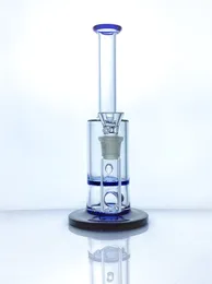 New glass turbine water pipe, with a 10-inch high turbine percs (GB-263) Dab Rig