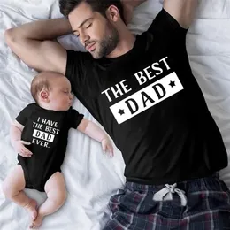 Daden har pappan någonsin t -shirt Familj som matchar kläder kläder Familj Look Daddy Son Kläder Fathers Day Gift 220531