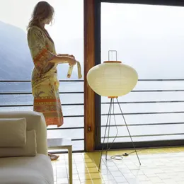 Bordslampor golvlampa japansk papper minimalistisk led desktop dekorativ villa modell studio konstrum hörn lamptabla