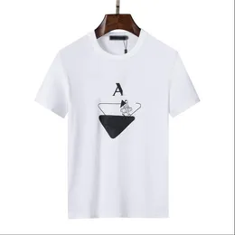 2022 夏デザイナー高級メンズ Tシャツ tシャツヨーロッパパリ tシャツシャツレディースクラシックシンプルな刺繍ロゴ半袖ファッションカジュアルコットン tシャツ D トップス #608