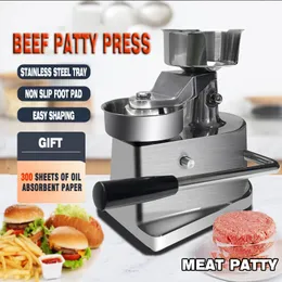 Wielofunkcyjny ręczny kurczak/wołowina maszyna do ciasta mięsnego ze stali nierdzewnej maszyny burger hotel hotel burgers maszyna