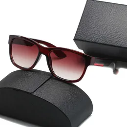 مصمم نظارات شمسية للرجال نساء بني طيار أشعة الشمس UV400 Eyewear Metal P-pask Frame Lens