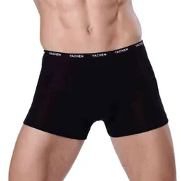 Bambu Fiber Tyg Man Boxare Solid Andningsbara Mjuka Mäns Underkläder Hög Elasticitet Man Cueca Calzoncillos Hombre Underbyxor G220419