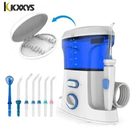 600ML Wasser Dental Flosser Elektrische Reiniger Munddusche Pflege Zahnbürste SPA mit 7 stücke Tipps 220510