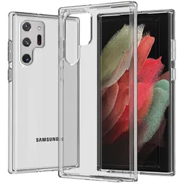 銀色の暖かいハイブリッドTPU PCのキラキラの携帯電話ケースGalaxy S22 S21 S21 S20 Plus Ultra Note 20 A03S A13 A33 A53 iPhone 13 Pro最大透明耐衝撃カバー