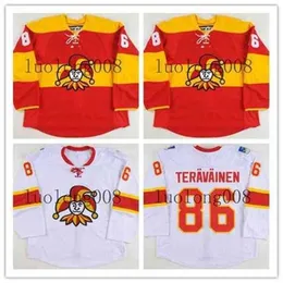 MTH 2019 2020 Mężczyźni Jokerit Helsinki 86 Teuvo Teravainen Hockey Jersey Haft Szyte Dostosuj dowolny numer i nazwy koszulki