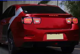 Chevrolet Malibu 2011-2015 DRLブレーキのための車のTaillight LEDリアランプ走行駐車テールライトテールランプ