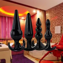 Giocattoli del sesso masager Massaggiatore Giocattolo Morbido Unisex Plug anale Dilatatore in silicone Tallone Stimolatore di estensione Forniture per adulti 4Z0G D8H9