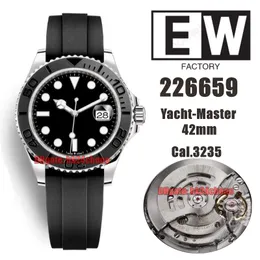 EWF Top Quality Watches 226659 42 мм из нержавеющей стали Cal.3235 Автоматические мужские часы черные циферблаты