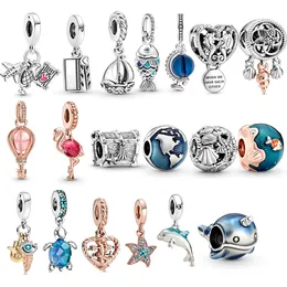 925 charme de prata Fatima Evil Eye and Pinging 925 Sterling Silver Charm Fit Pandora Bracelet