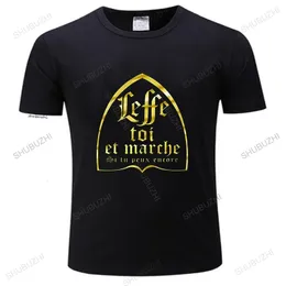 رجال tshirts leffeyourself ويمشي إذا كان لا يزال بإمكانك tshirt النص الفرنسي الفكاهة البيرة الكحول عشاق شرب الاتحاد الأوروبي الحجم tirt 230206