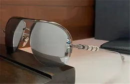 Modedesign Sonnenbrille REHAB Metall Pilot Halbrahmen exquisite Verarbeitung Retro beliebter Stil Outdoor UV400 Schutzbrille
