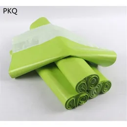 100pcs Colorful Small Logistics Courier Bag green lope Mail Self Adhesive Seal Plastic Pouch Y200709